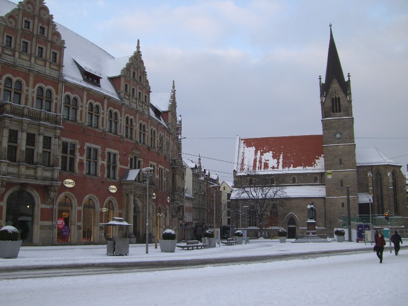 Erfurt im Schnee