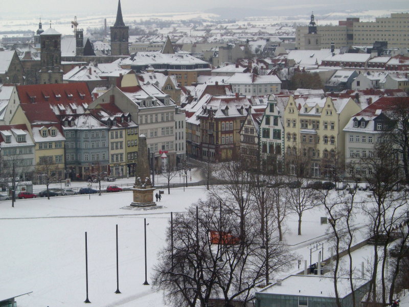 Erfurt im Winter