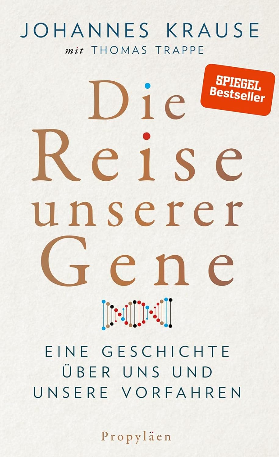 Book cover of "Die Reise unserer Gene" by Johannes Krause