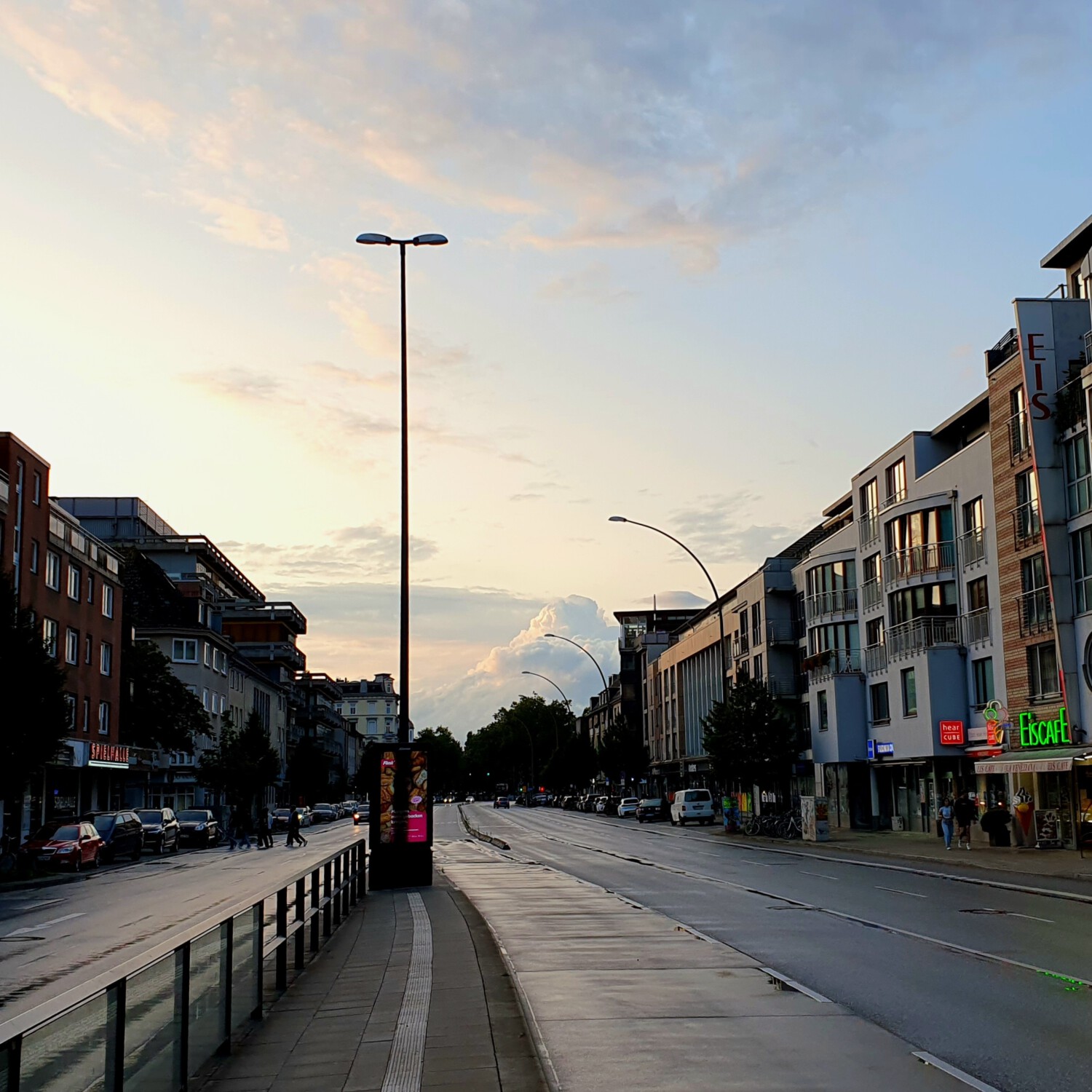 Sunset in Hamburg