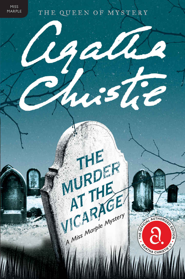 Book cover of "The Murder at the Vicarage" by Agatha Christie