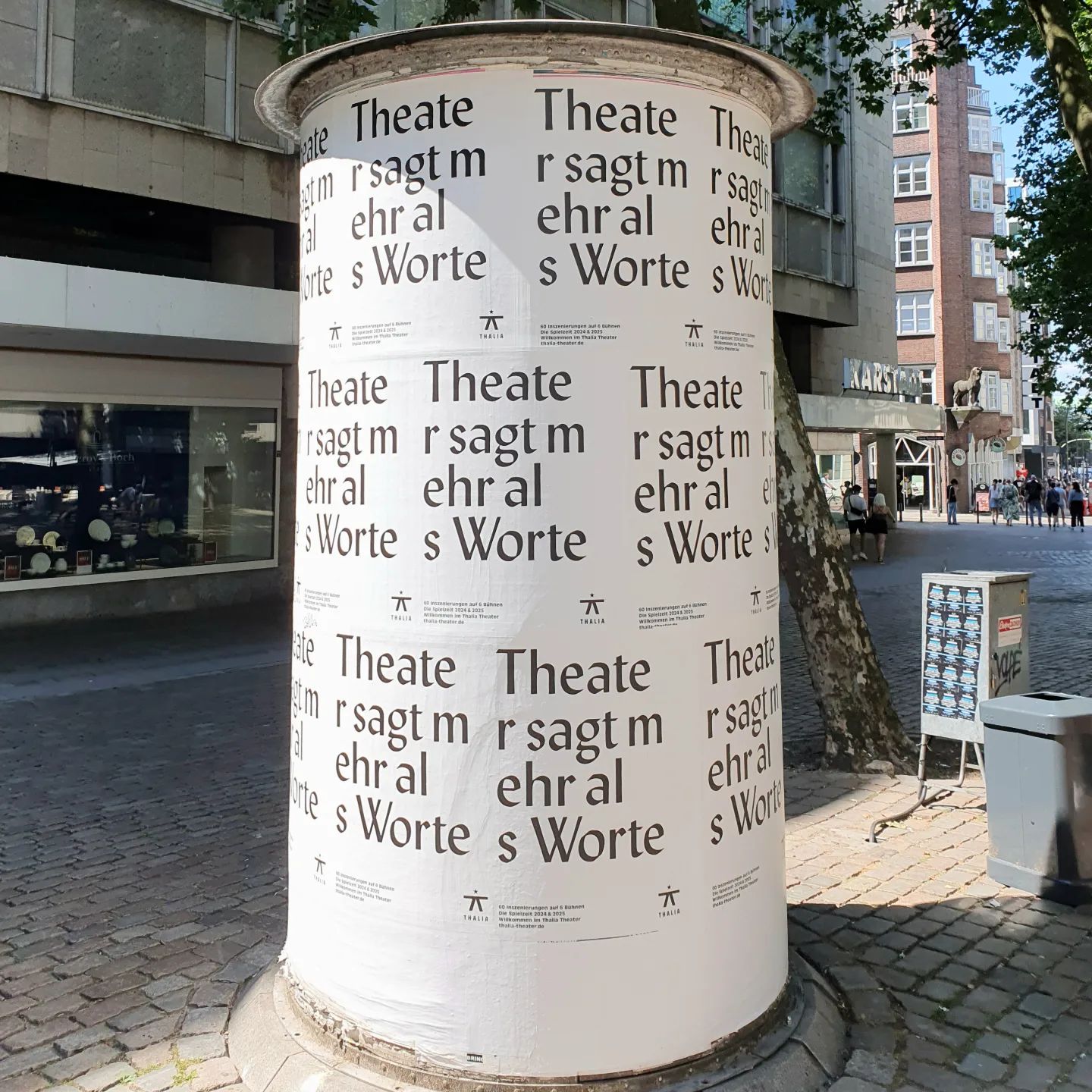 Theatre says more than words, Hamburg.