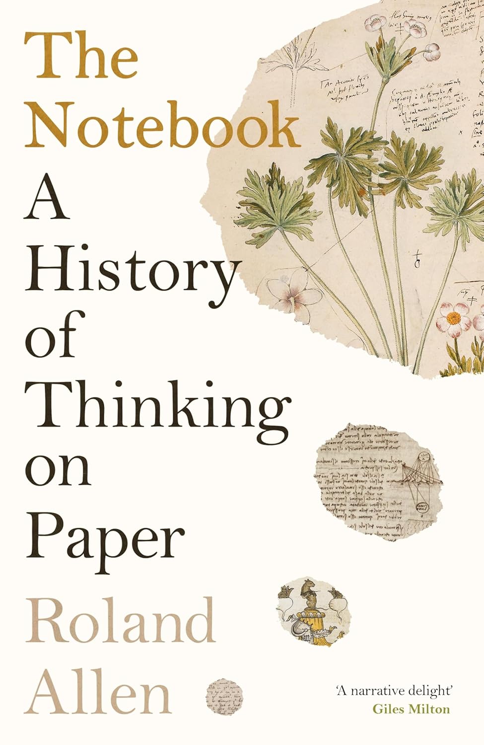 Book cover of "The Notebook" by Roland Allen