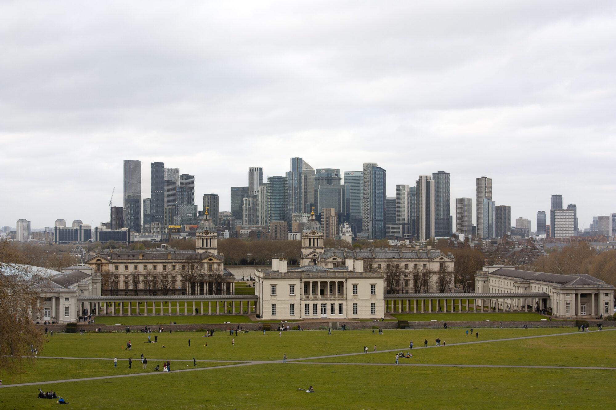 Canary Wharf from Greenwich Park